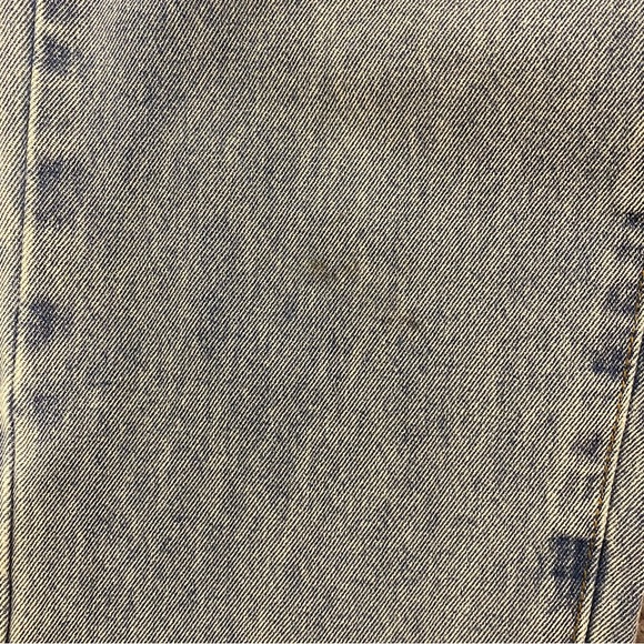 LIONESS Womens Light Wash Denim Straight Leg High Waist Hem Split Jeans Size XS - Picture 4 of 6